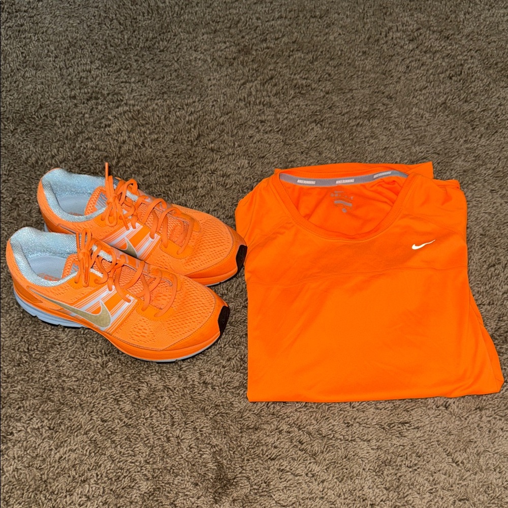 Nike Vibrant Orange Sports Ensemble